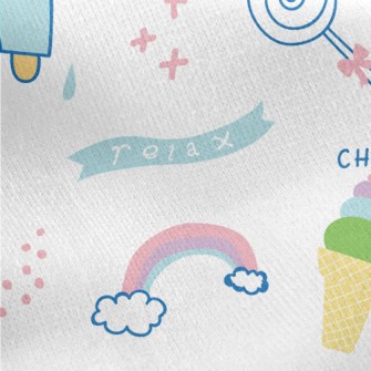 Relaxing Dessert Time Jersey Backed Fleece