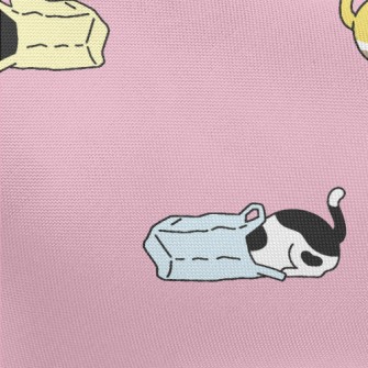 Hand-painted Cat Drilling Bag Pongee