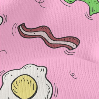 Cauliflower Bacon Omelette Stretch Jersey