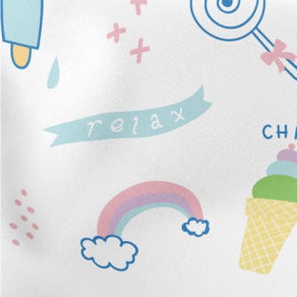 Relaxing Dessert Time Lightweight Cotton Poplin