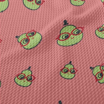 Cute Gentleman Guava Birdseye Piqué