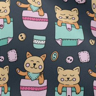 Kawaii Pocket Cat Chiffon