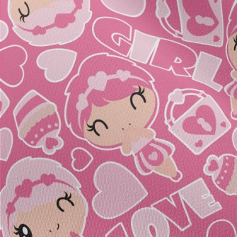 Pink Cake Girl Chiffon
