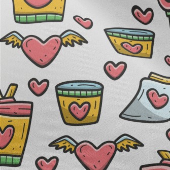 Valentine&#39;s Day Themed Gra Chiffon