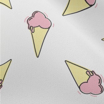Cartoon Strawberry Cone Chiffon