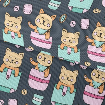 Kawaii Pocket Cat Waterproof Oxford