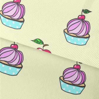 Cherry Frosting Cake Waterproof Oxford