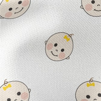 Cute Baby Face Waterproof Canvas