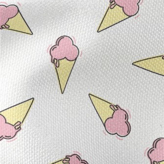 Cartoon Strawberry Cone Waterproof Canvas