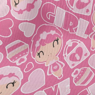 Pink Cake Girl Terry