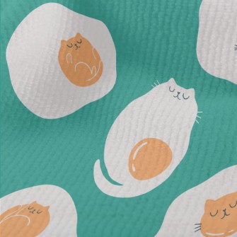 Funny Cat Fried Eggs Terry