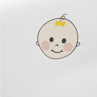 Cute Baby Face Twill