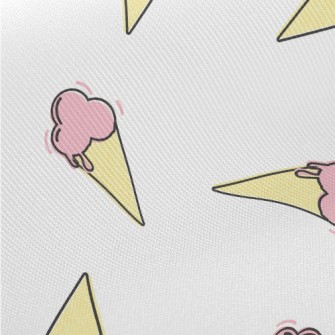 Cartoon Strawberry Cone Twill