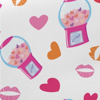 Heart Chewing Gum Machine Twill