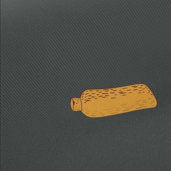 Hand Drawn Cosmetic Bottles Twill