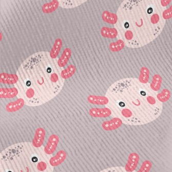 Hand Drawn Cute Salamander Standard Corduroy