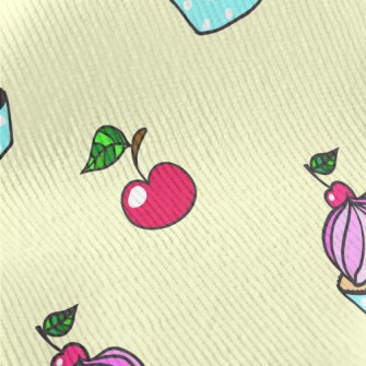 Cherry Frosting Cake Standard Corduroy