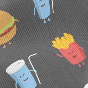 Hamburger French Fries Coke Standard Corduroy