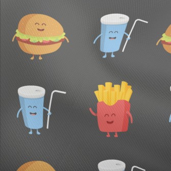 Hamburger French Fries Coke Dobby