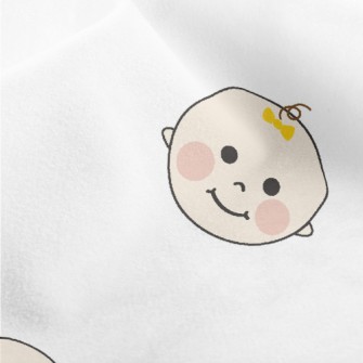 Cute Baby Face Micro Fleece