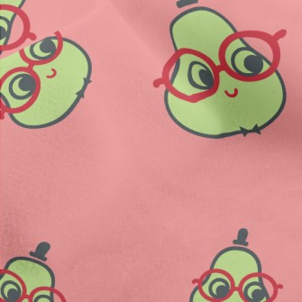 Cute Gentleman Guava Micro Fleece