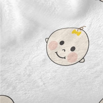 Cute Baby Face Minky