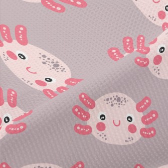 Hand Drawn Cute Salamander Piqué