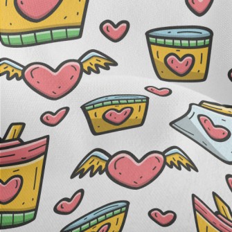 Valentine&#39;s Day Themed Gra Lightweight Performance Linen