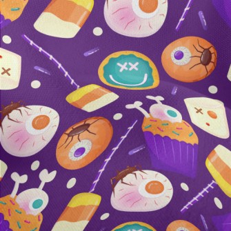 Halloween Themed Snacks Lightweight Performance Linen