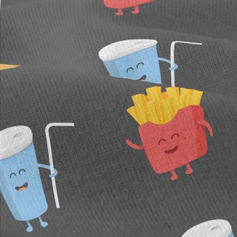 Hamburger French Fries Coke Modern Jersey