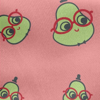 Cute Gentleman Guava Jersey Backed Fleece