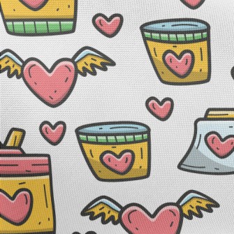 Valentine&#39;s Day Themed Gra Pongee