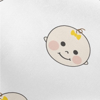 Cute Baby Face Pongee