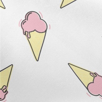 Cartoon Strawberry Cone Pongee