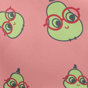 Cute Gentleman Guava Pongee