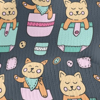 Kawaii Pocket Cat Stretch Jersey