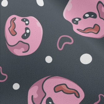 Hand Drawn Funny Alien Chiffon