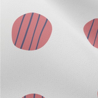 Simple Lines And Dots Chiffon