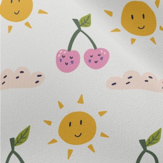 Cherry And Sun Chiffon