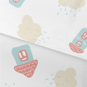 Hand Drawn Summer Afternoon Waterproof Oxford