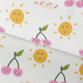 Cherry And Sun Waterproof Oxford