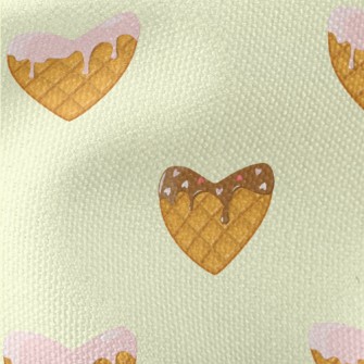 Heart Shaped Muffins Waterproof Canvas