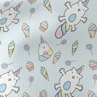 Cartoon Unicorn Cat Waterproof Canvas