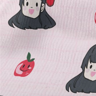 Comic Girl With Apple Terry