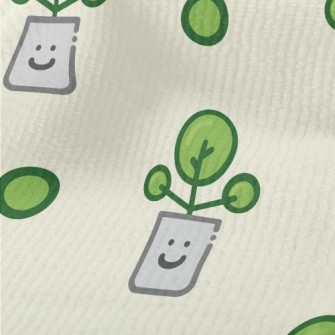 Cartoon Home Potted Plants Terry