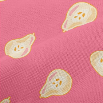 Artistic Hand-painted Pear Performance Linen