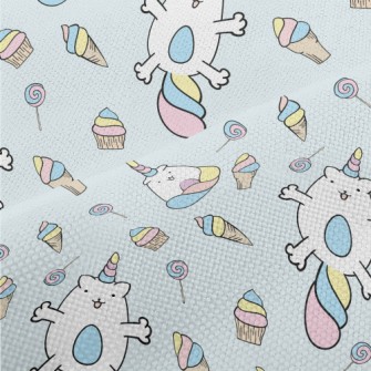 Cartoon Unicorn Cat Performance Linen
