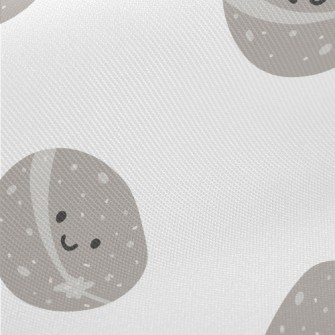 Cute Hand Drawn Planets Twill
