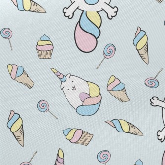 Cartoon Unicorn Cat Twill