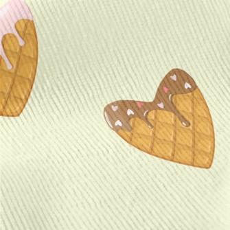 Heart Shaped Muffins Standard Corduroy